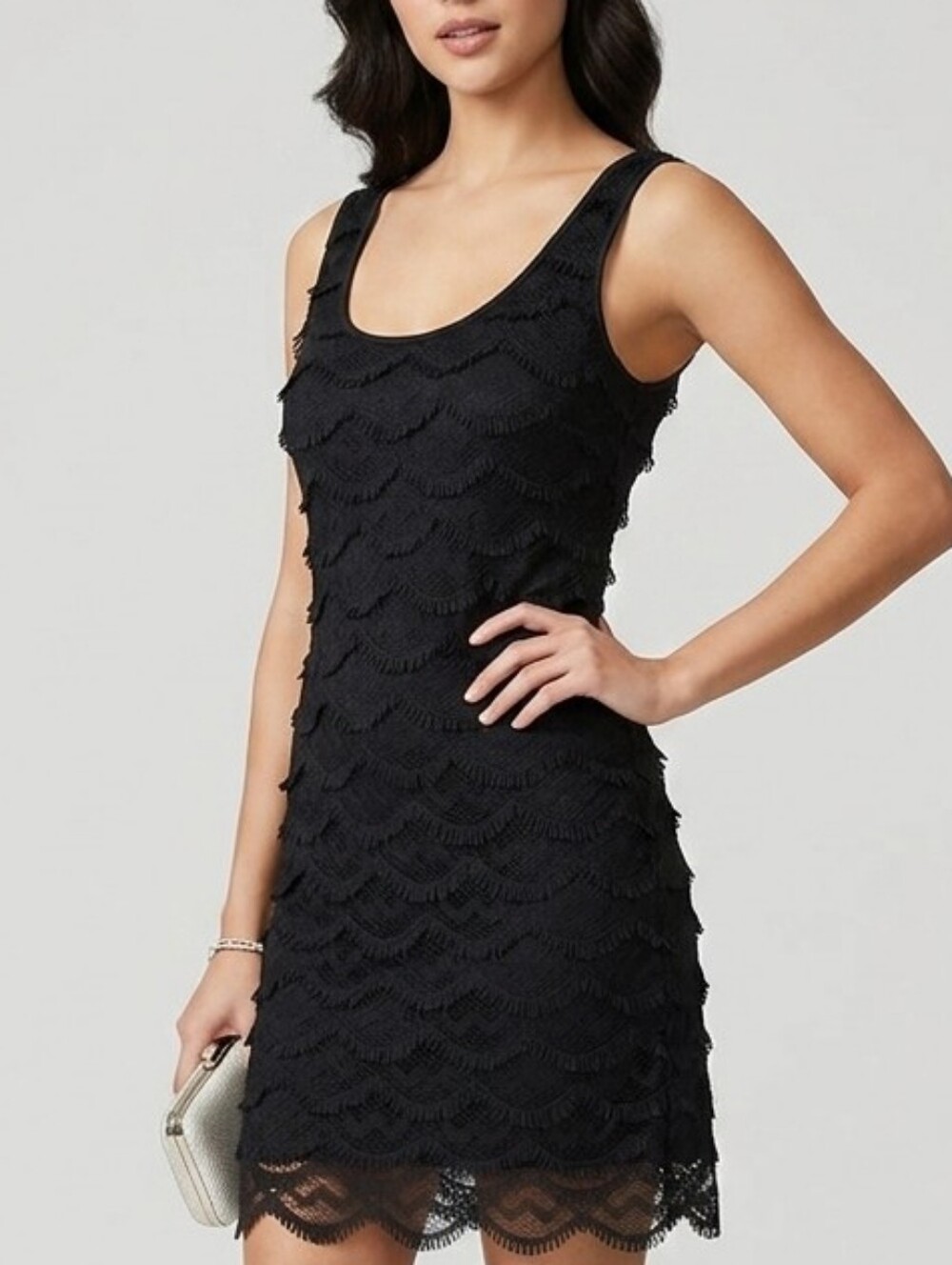 Mini bebe black dress